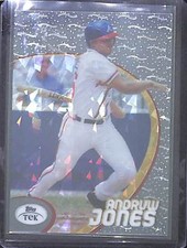 1998 Topps Tek Baseball Diffractor Card 26 Pattern 79 Andruw Jones