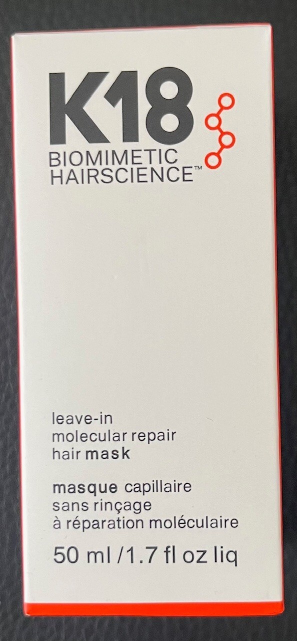 Genuine K18 Biomimetic Hairscience Leave -in Repair Hair Mask 50ml New