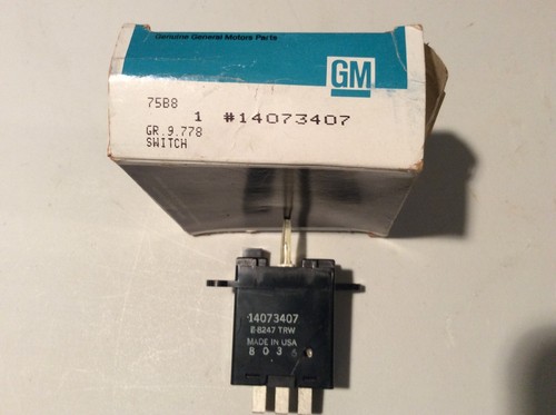 1984-1990 CHEVROLET CELEBRITY REAR WINDOW DEFOG SWITCH - 14073407 - Bild 5 von 5