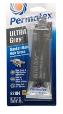 Permatex 82194 Ultra Grey Rigid High-Torque RTV Silicone Gasket Maker 3 OZ