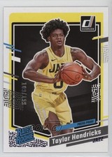 2023 Panini Donruss Rated Rookie Purple Press Proof 109/199 Taylor Hendricks w6g