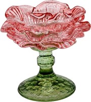 Clayre & Eef 6GL5544P Teelichthalter Rosa GrüN 10X9 Cm