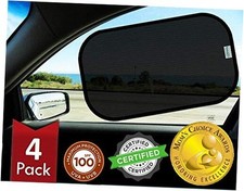 Car Window Shades 4Pack 20x12in 51x31cm 2 Semi-Transparent  2 Transparent
