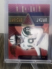 2000 Playoff Absolute #KJ19 Keyshawn Johnson Leather and Laces #/175