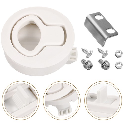 Round Head Lock Handle Ring Boat Storage Latch Locker Marine Fasteners - Picture 11 of 12
