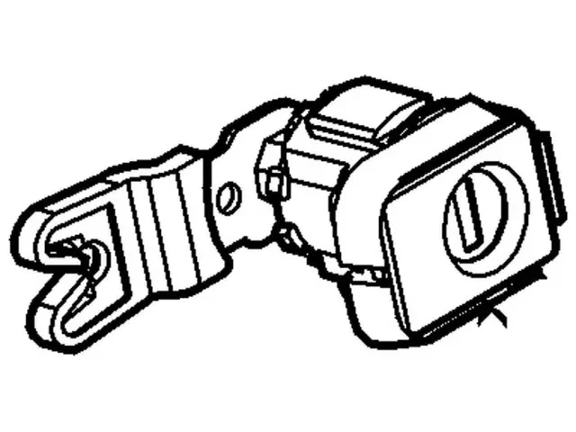 Cilindro de bloqueo genuino Ford Crown Victoria Grand Marquis 6W3Z-542190-A Foto 4 de 4