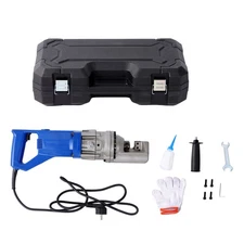 RC-16 Portable Electric Hydraulic 16mm Rebar Cutter 900W 5/8" Cutting Range