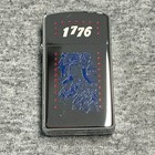 Vintage Zippo Slim Lighter No. 1610 Bicentennial 1776 w/ Box Insert & Paperwork — photo 6