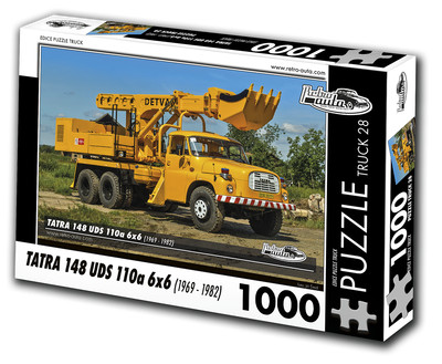 Puzzle TRUCK 28 - TATRA 148 UDS 110a 6x6 (1969 - 1982) 1000 Teile