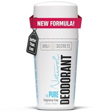 Natural Deodorant Fragrance-Free Organic Vegan for Men  Women