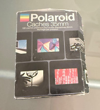 VTG Polaroid 35mm, Open Box 59 Caches Snap-Together Plastic Slide Mounts 2x2''
