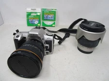 Minolta MAXXUM XTsi Camera with Tokina 20-35mm and Tamron 28-200mm lenses