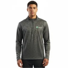 REI Co-Op Men XL Charcoal Gray Quarter Zip Pullover Athletic Performance Outdoor