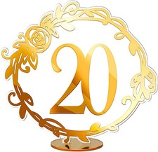 1-20 Table Numbers Acrylic Table Numbers for Wedding Reception with Lacework ...