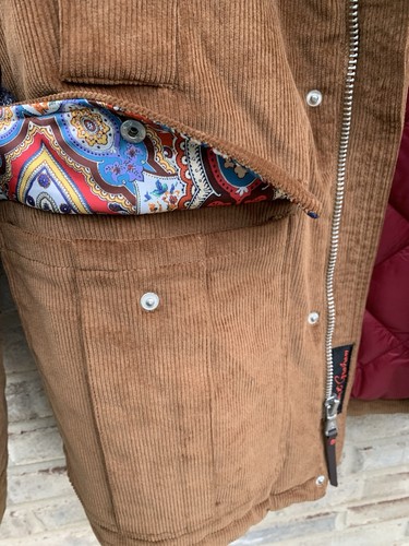 Robert Graham Cord Braun Ranch Jacke Mantel Größe M - Bild 9 von 10