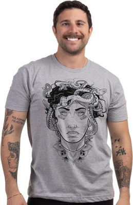 Medusa TShirt Aesthetic Shirts Greek Goddess Art Grunge Graphic Tee