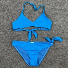SUN CHILD Blue 2-Piece Bikini Set - Youth Size 14