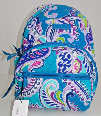 Vera Bradley Essential Compact Backpack WAIKIKI PAISLEY **Exact Item**
