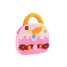 6 Pcs Small Craft Bags Nonwovens Handbags Kids' Kits Sewing Crafts