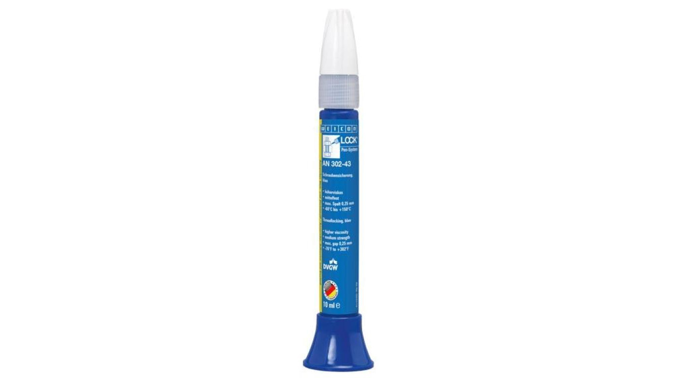 Glue for screws and threads, blue, approved WEICONLOCK AN 302-43 30243110 /T2UK