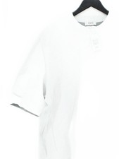 COS T-shirt uomo XL cotone bianco con poliammide basic