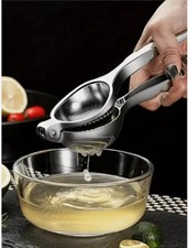 Lemon Squeezers Juicer Manual Press Stainless Steel Lime Citrus Fruit Extractor.