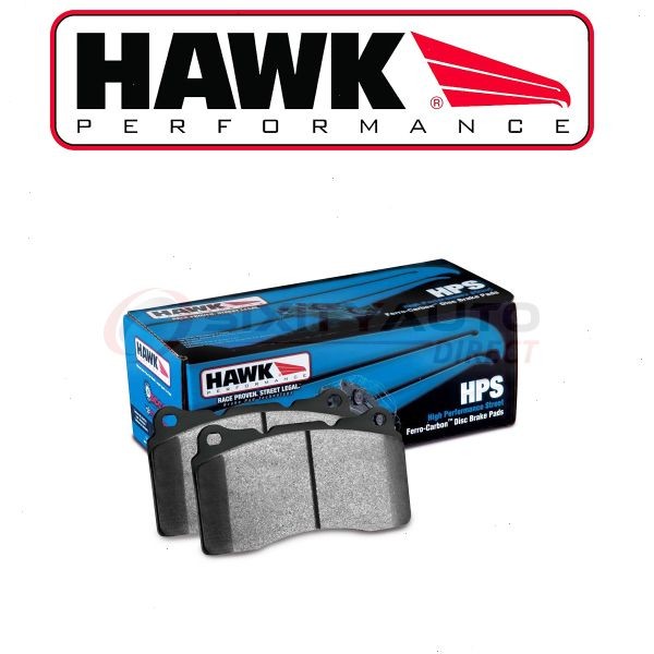 Hawk Rear Disc Brake Pad Set for 2004-2014 Lamborghini Gallardo - Braking aq