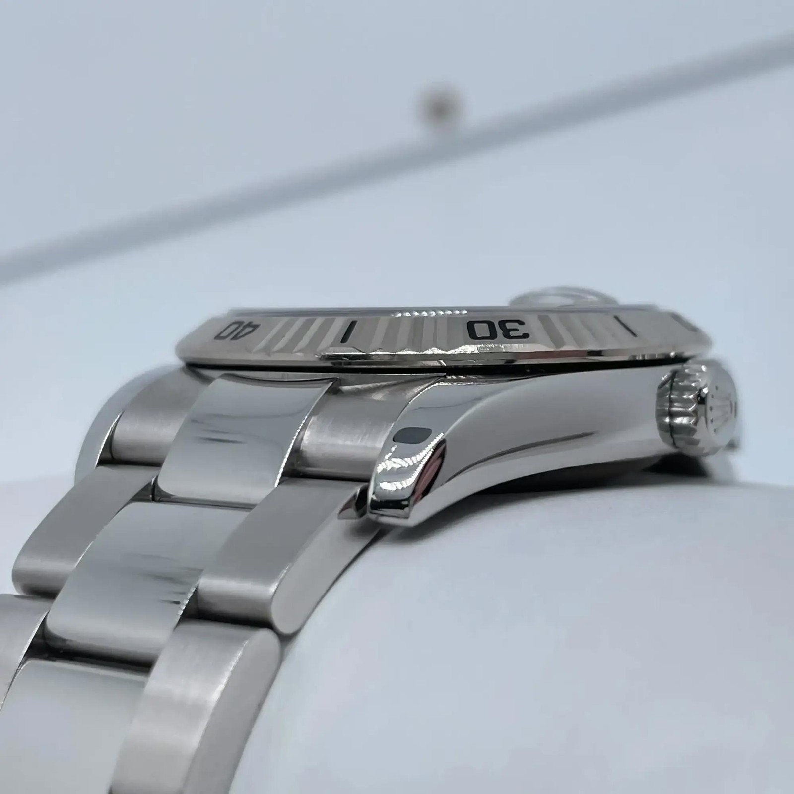 2000s Rolex 116264 Datejust Turn-O-Graph 36mm Steel Blue Dial Watch image 4