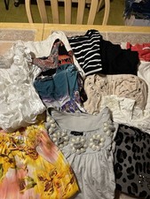 Lot Of 13 Womans Clothing Items/Tops, Cardigans, Camisole/Sz L/Great Condition