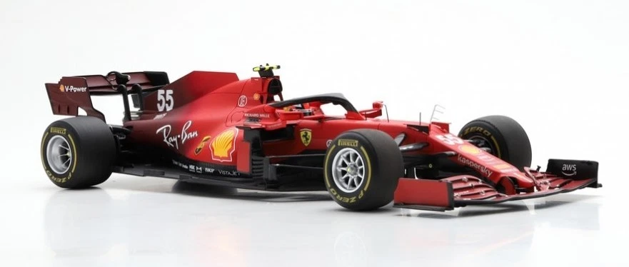 LOOK SMART - FERRARI Scuderia SF21 #55 GP Angleterre 2021 Carlos SAINZ Jr. - ... - Imagen 3 de 3