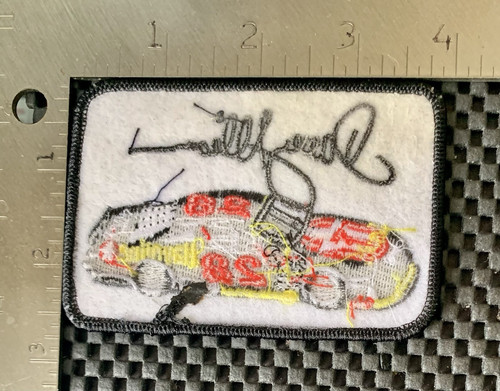 Davey Allison Havoline Auto # 28 NASCAR BESTICKT AUFNÄHEN PATCH 4" x 2 1/2" Neu aus altem Lagerbestand - Bild 2 von 2
