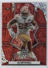 2022 Panini Mosaic Redemption Pack Red Sparkle Prizm Elijah Mitchell Eli 1s8f