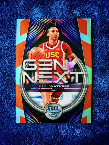 2026 Topps Bowman Chrome 1st JUJU WATKINS Orange Refractor #/25 USC FX31