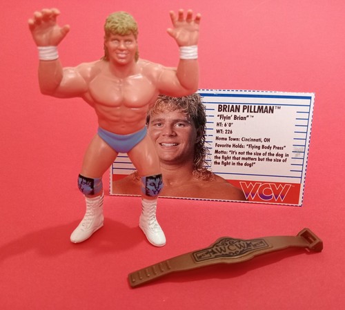 WCW Galoob Brian Pillman Wrestling Figure  WWF  WW...