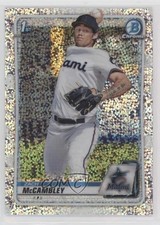 2020 Bowman Draft Chrome Sparkle Refractor Zach McCambley #BD-112 0m8