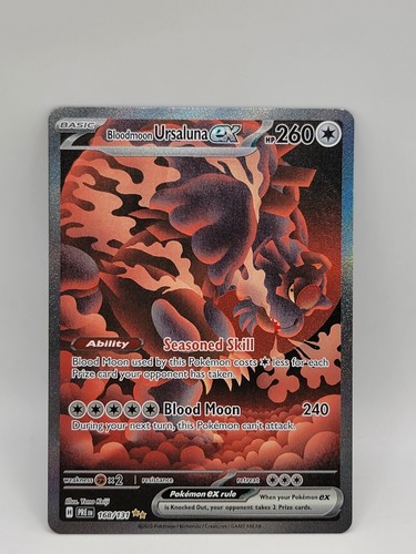 Bloodmoon Ursaluna ex 168/131 Prismatic Evolutions Holo