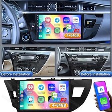 4G 64GB For Toyota Corolla 2014-2016 Carplay Android 13 Car Stereo Radio GPS SWC