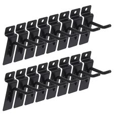 20Pcs 2” Slatwall Hooks Set Heavy Duty Slat Wall Shelf Brackets Hanging Hook ...