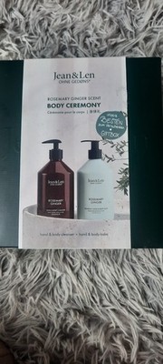 Jean&Len Rosemary Ginger Scent Geschenkbox Body Cleanser Balm NEU