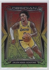 2023 Panini Obsidian Electric Etch Reggae Flood 20/75 Jalen Hood-Schifino 14dq