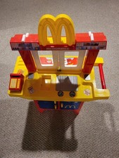 McDonalds Used No Box 2002 Drive Thru Kitchen Set w/Working Sound Incomplete 