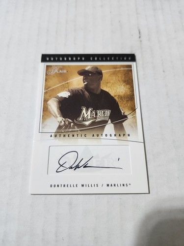 2004 Flair Autograph Collection Dontrelle Willis Auto # DW #ed 88/100 - Picture 1 of 2
