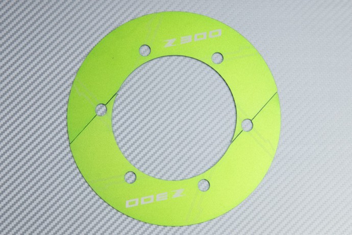 Cache Couronne KAWASAKI Z300 Vert Contre Corrosion Projections Alu