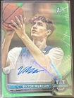 Topps 2021-22 Bowman University Victor Muresan Green Refractor Auto RC /99
