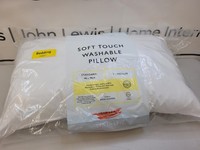 John Lewis Synthetic Soft Touch Washable Standard Pillow, Medium