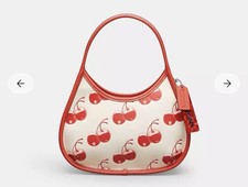 Coach Cherry Print Bag CL754 Authentic