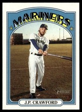2021 Topps Heritage J.P. Crawford Seattle Mariners #215