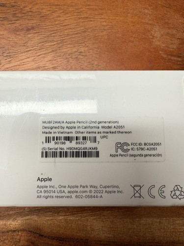 Apple Pencil 2. generacji model A2051 MU8F2AM/A - Zdjęcie 4 z 5