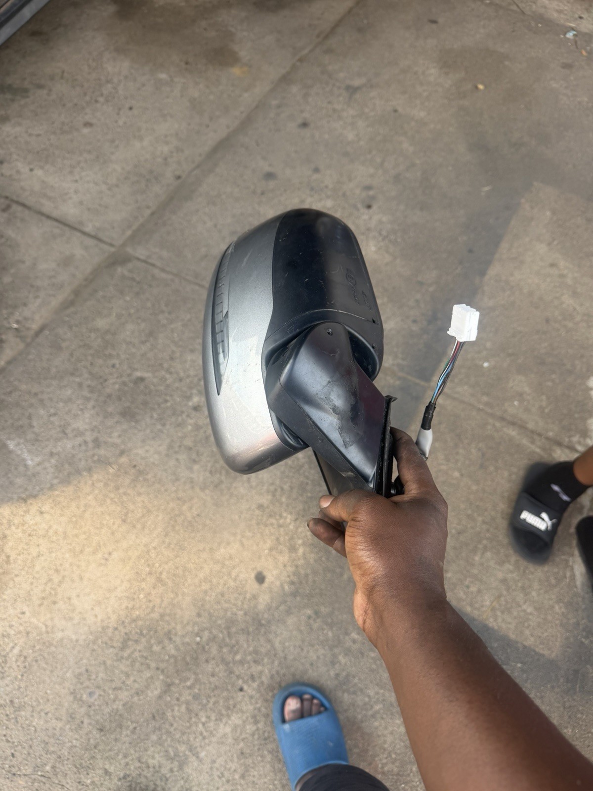2017-20 NISSAN ROGUE LEFT DRIVER SIDE DOOR MIRROR W/O Camera BLACK OEM