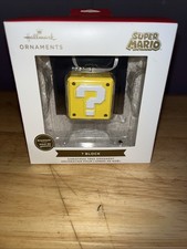 Hallmark Super Mario Block Gamer Video Game Christmas Ornament